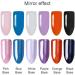 Holographic Nail Powder Holo Rainbow Mirror Effect Nail Pigment Kit for Nail Gel Polish Dipping Tool Purple - Buy Online on GoSupps.com
