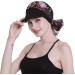 Women's Chemo Headwear: Black Newsboy Cap with Scarfs - Ideal Gift for Hair Loss - All Year Wear - Buy Online on GoSupps.com
