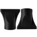 2PCS Professional Salon Hairdressing Tool Not Universal Black Plastic Salon Hair Dryer Nozzle Replacement Blow Flat Hairdressing Salon Styling Tool for Diameter 4.5cm