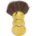 Mini Hair Brush Barber Neck Duster Brush Soft Hair Electroplating Process Barber Brush Neck Duster Hairdressing Tool Suitable for Home Hair Salon Golden - Buy Online on GoSupps.com