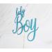 zxyxka Blue Glitter Sweet Baby Boy Cake Topper - Oh Baby Cake Topper Oh Baby Shower Gender Reveal Rustic Baby Shower Decor - Buy Online on GoSupps.com