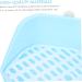 VANZACK Box Rabbit Toilet Bathtub Trays for Tub Bunny Stuff Hamster Potty Station Bunny Litter Pan Plastic 33X29.5X14CM Blue - Buy Online on GoSupps.com