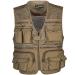 Flygo Men's Summer Mesh Fishing Vest Outdoor Photography Journalist Travel Vest with Pockets XX-Large 02 Khaki