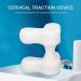 Neck Protection Cervical Tension Device | Shoulder Relaxer Pillow for Neck Pain Relief | Home Use Neck Support - Bianco - Buy Online on GoSupps.com