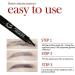 Suake Eyebrow Contouring Pen ChordBeaux 4 Tipped Precision Brow Pen Waterproof Sweat-proof and Non-smudging Four-pronged Eyebrow Pencil (Dark brow & Red brown) - Buy Online on GoSupps.com