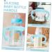 Abaodam 8 Pcs Bottle Handle Newborn Bottle Grip Bottle Grip Bottle Grip Silicone Bottle Grip Bottle Grip Handle Feeding Bottle Child Milk Bottle 14.00X5.00X5.00CMx4pcs Sky-bluex4pcs - Buy Online on GoSupps.com