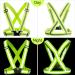 Adjustable High Visibility Reflector Vest for Biking & Jogging | Safety Vest with Strap Bracelet for Men & Women - Buy Online on GoSupps.com