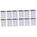 Baluue 12 Pcs Eyebrow Stickers Peel off Brow Imitation Eyebrows Brown Water Transfer Paper with Soy Ink 21x15cmx3pcs Brown 1x3pcs