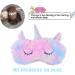 Ulbemoll Cute Unicorn Sleeping Mask | Soft Fluffy Plush Blindfold for Kids & Adults | Funny Novelty Animal Eye Mask for Night Sleep, Travel, Meditation - Buy Online on GoSupps.com