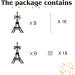 18pcs Eiffel Tower Cupcake Toppers for Girl Lady Women Paris Party Supplies Glitter Paris Cake Topper Decorations Birthday French Themed Party Decorations - Buy Online on GoSupps.com