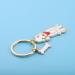Ensianth Dog Keychain - Perfect Gift for Dog Lovers | Puppy Paw Print Keyring for Dog Owners - Ideal for Moms & Dads - Bedlington Terrier Design - Buy Online on GoSupps.com