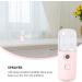 WRITWAA 1Pc Portable Nano Facial Humidifier Spray Rechargeable Skin Moistener for Beauty Spa Yoga and Home Use Handy Cool Mist for Hydration and Refreshing Skin Care - Buy Online on GoSupps.com