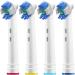 8 Pack White Replacement Brush Heads for Oral-B Braun Electric Toothbrush - 3D Whitening, Pro Style Compatible with Kids Care 1000 - 8 Count - Buy Online on GoSupps.com