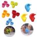 Bsitsss 8 pieces new writing aid for pencil children pencil holder child writing aid children silicone rgonomic writing aid pencil posture help children writing aid posture.