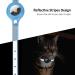 KOCNYDEY Leather Reflective AirTag Cat Collar Anti-Lost Cat Tracker Collar GPS Cat Collar with AirTag Adjustable Holder & Bell Integrated Apple Air Tag Cat Collar for Cats Kittens Small Dogs (Blue) XS (19-26cm) Blue - Buy Online on GoSupps.com