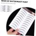 MUSISALY 3 Sheets Waterproof Eyebrow Stickers Waterproof Fake Eyebrows Sticker Eyebrows Transfer Stickers 21x15cm Black 2 - Buy Online on GoSupps.com