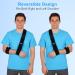 Adjustable Shoulder Brace for Shoulder Injury - Lightweight Arm Sling Support for Men and Women - Black (S) - Buy Online on GoSupps.com