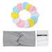 12 Washable makeup removal pads reusable make -up remover with headband laundry bag for eyes facial cleaning cleaner face cushioning baby
