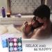 Bath Bombs Gift Set for Women - 5 Colorful Fizzy Bath Bombs & 4 Scented Candles - Perfect for Valentine's Day & Birthdays - Buy Online on GoSupps.com