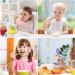 Vicloon Baby Spoons 7 Pcs - Silicone Self-Feeding Weaning Spoons for Kids & Infants - Training Spoon Set for Toddlers - Light Color - Buy Online on GoSupps.com
