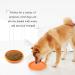 Andiker Dog Flying Disc Toy - Durable Rubber Pet Chew Toy for Outdoor Fun | Large Orange - Buy Online on GoSupps.com