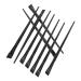 Angoily 12pcs Eyeliner Brush Eye Shadow Brush Eyeshadow Makeup Eyeliner Brush Makeup Tool Miss Applicator 15.5x1.2x0.6cm Black