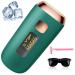 Laser Hair Removal for Women Permanent Painless at-Home IPL Hair Removal Device Upgraded to 999 999 Flashes 5 Level Energy Adjustable & 2 Modes for Beautify Skin Face Body Bikini (Deep Green)