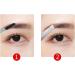Slant Tip Tweezer Double Stainless Steel Eyebrow Remover with Brush Multipurpose Makeup Tool Precision Clamping - Buy Online on GoSupps.com