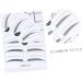 Outanaya 2 Eyebrow Card Eyebrow Template Easy Eyebrow Stencil Makeup Kit Simple Card A607 - Buy Online on GoSupps.com