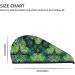 Transparent Palm Leaf Coral Velvet Hair Cap | Quick-Dry Towel Wrap for Travel & Home - Unisex Design - Buy Online on GoSupps.com