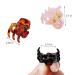 50 PCS Mini Hair Claw Clips - Strong Grip Multifunction Clamp Clips (Black/White/Brown) - Buy Online on GoSupps.com