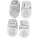 Buy Gel Heel Pad - 2 Pairs Transparent Self-Adhesive Heel Inserts for Fasciitis Relief | Unisex Massaging Foot Support - Buy Online on GoSupps.com