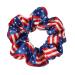Cute Satin Hair Scrunchies Set - 6 Colors, American Flag Theme - Buy Online on GoSupps.com