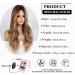 Esmee Long Wave Ombre Brown Synthetic Curly Wig for Women - Perfect for Daily Wear and Parties - Buy Online on GoSupps.com