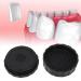 Round Prosthesis Container - Portable & Reusable Bath Box with Sieve & Magnetic Mirror for On-the-Go Care - Buy Online on GoSupps.com