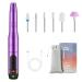 Cordless Nail Drill   Upgrade Ceramic Bit  efuly Rechargeable Electric Nail Drills Portable Kit Professional for Fast Remove Acrylic  Poly Gel Nails  Manicure Pedicure Polishing Shape Tools - Violet