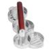 Mini Burger Press Round Shape Hamburger Press Patty Maker for Picnic for Barbecue