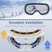 findway Ski Goggles OTG for Women Men Adult Youth - A1-white Frame Silver Lens Vlt 12% - Buy Online on GoSupps.com