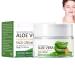Pure Aloe Vera Hydrating Refreshing Moisturizing Face Cream Natural Aloe Cream for Dry Skin Sunburn Acne Soothing Moisturizing Natural Aloe Vera Gel Soothing Moisturizing Sunburn Repair