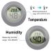 JEDEW 3-Pack Mini Digital Hygrometer Gauge Indoor Thermometer Temperature Humidity Meter for Humidifiers Greenhouse Reptile Guitar Case Fahrenheit ( ) or Celsius ( ) (Black 3 Pack) black-3 pack - Buy Online on GoSupps.com
