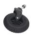 7 Inch Front Caster Steel Bearing Wheelchair Front Wheel Standard Size Shock Absorption Wear Resistance for Walker Scooter Grocery Cart - Buy Online on GoSupps.com