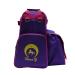UNISTRENGH Professional Horse Riding Boots Carry Bag Waterproof Equestrian Horse Riding Bag with Helmet Compartment Purple