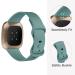 Charlam 6 Pack Replacement Arm Straps for Fitbit Versa 3/4 & Sense | Soft Sports Armbands for Men & Women | Klein S 5.9-7.4 - Black Gray White Pine Green Navy Blue - Buy Online on GoSupps.com