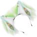 amangul Plush Ear Headband Retro Ethnic Tassels Pendant Hair Hoop Anime Cosplay Costume Halloween Party Hair Accessories - Buy Online on GoSupps.com