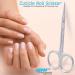 Nail Scissors Professional Cuticle Scissors Extra Strong Straight Curved Manicure Nail Art Scissors (CS-05) - Buy Online on GoSupps.com