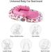 AIPINQI 2-in-1 Baby Head Support for Car Seats - Soft Infant Car Seat Headrest Insert Cushion for Strollers & Swings - Pink - Buy Online on GoSupps.com