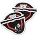 Gorilla Wear Palm Grip Pads Black/Red - One Size | Enhance Your Workout Grip - International Shipping Available - Buy Online on GoSupps.com