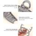 WACHLL 3 Inch Hair Claw Clips for Women - Set of 9 Nonslip Medium Large Clips for Thin Hair - Cross-Shaped Bobby Pins - Buy Online on GoSupps.com