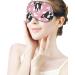 LynaRei French Bulldog Sleep Mask | Pink Heart Design | Adjustable Super-Smooth Eye Cover for Men and Women | Ideal for Travel and Nap | Style-1 - Buy Online on GoSupps.com