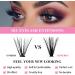 Riya 40D DIY Eyelash Clusters Extensions - D Curl Wispy Lashes Volume - 320pcs Individual Cluster Lashes - At-Home DIY Kit (40D 0.07D 8-15Mixed) - Buy Online on GoSupps.com